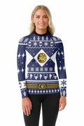 Mighty Morphin Blue Ranger Christmas Rash Guard