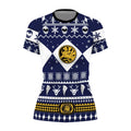 Mighty Morphin Blue Ranger Christmas Rash Guard