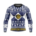 Mighty Morphin Blue Ranger Christmas Rash Guard