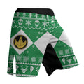 Mighty Morphin Green Ranger Christmas Fight Shorts