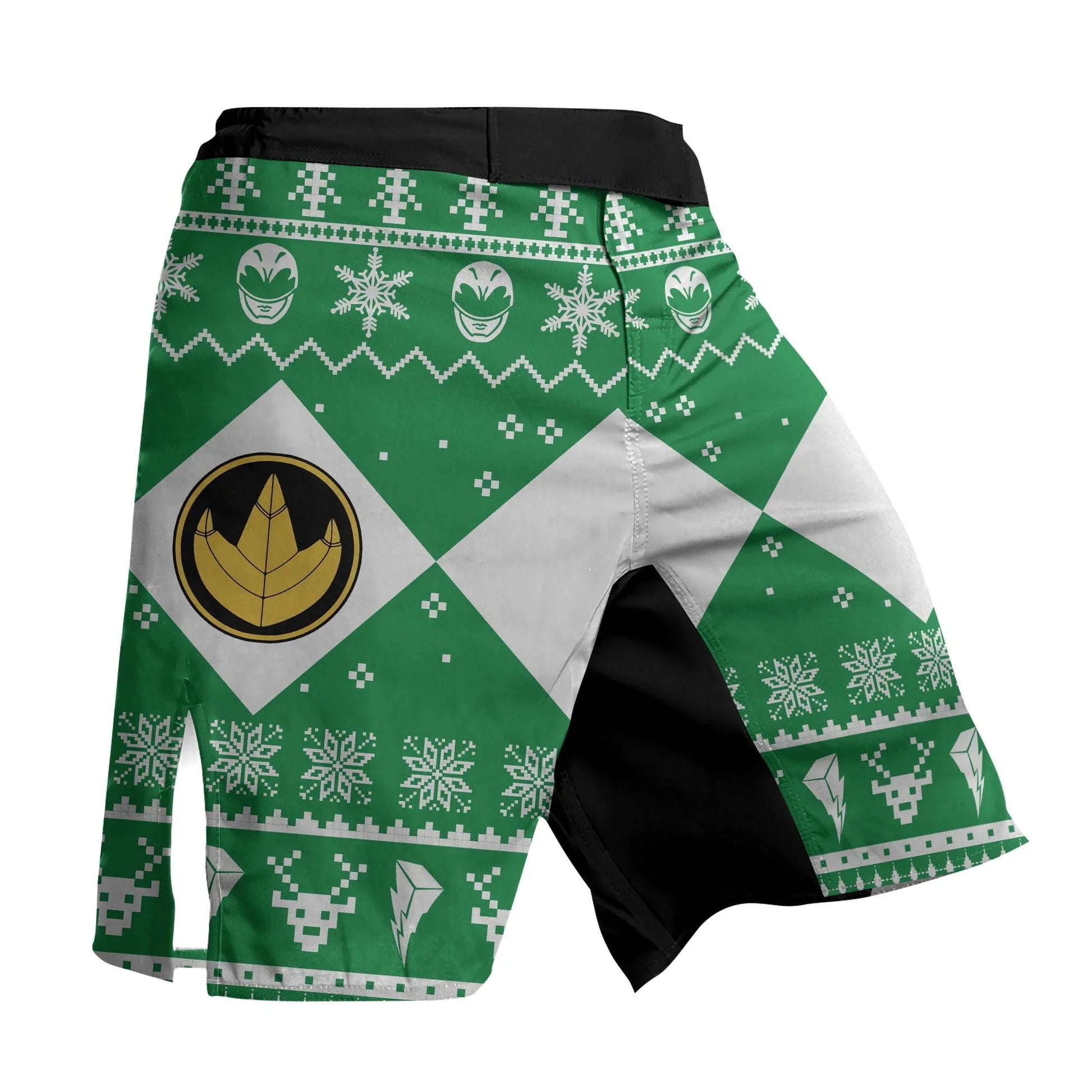 Mighty Morphin Green Ranger Christmas Fight Shorts