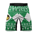 Mighty Morphin Green Ranger Christmas Fight Shorts