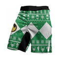 Mighty Morphin Green Ranger Christmas Fight Shorts
