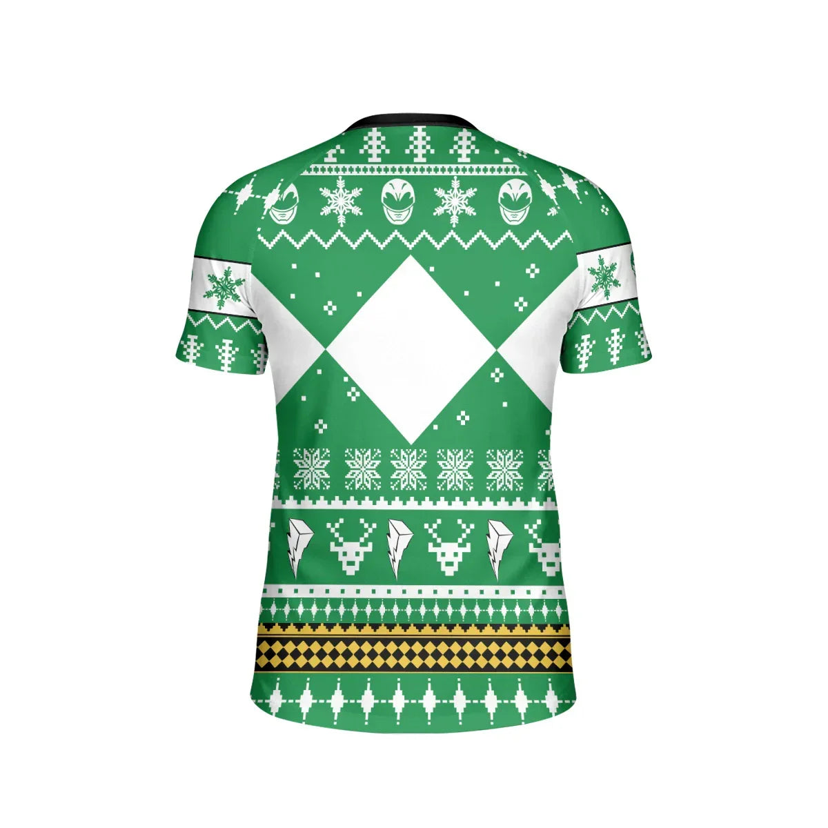 Mighty Morphin Green Ranger Christmas Kids Rash Guard