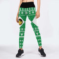 Mighty Morphin Green Ranger Christmas Leggings