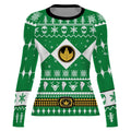 Mighty Morphin Green Ranger Christmas Rash Guard