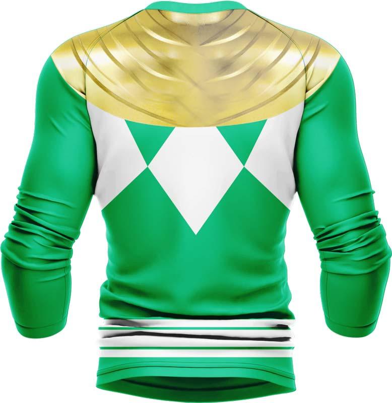 Mighty Morphin Green Ranger Long Sleeve Rash Guard
