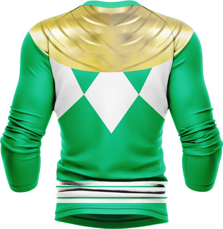 Mighty Morphin Green Ranger Long Sleeve Rash Guard