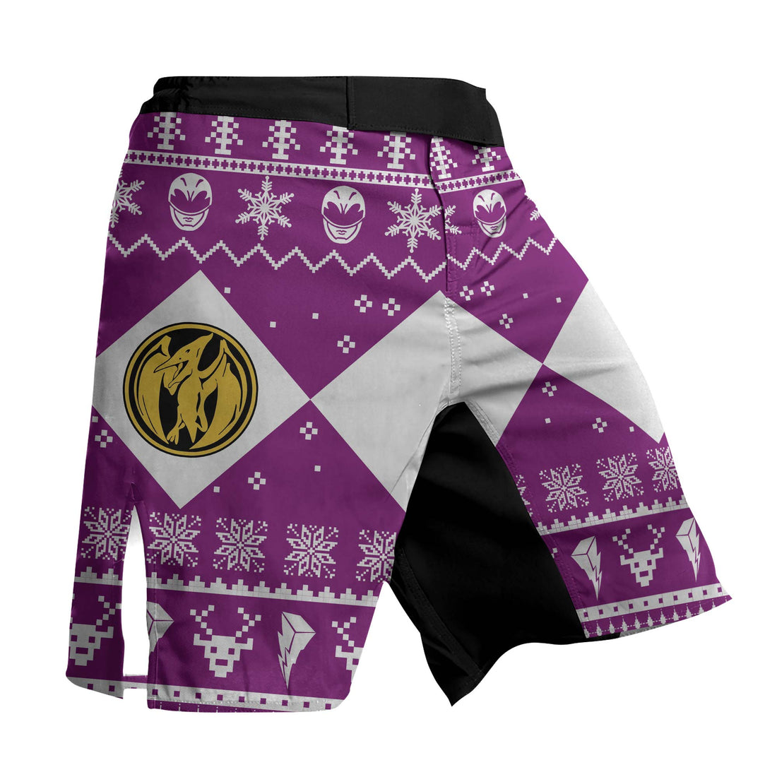 Mighty Morphin Pink Ranger Christmas Fight Shorts