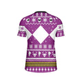 Mighty Morphin Pink Ranger Christmas Kids Rash Guard