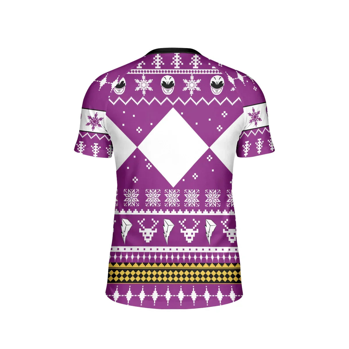 Mighty Morphin Pink Ranger Christmas Kids Rash Guard