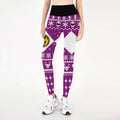Mighty Morphin Pink Ranger Christmas Leggings