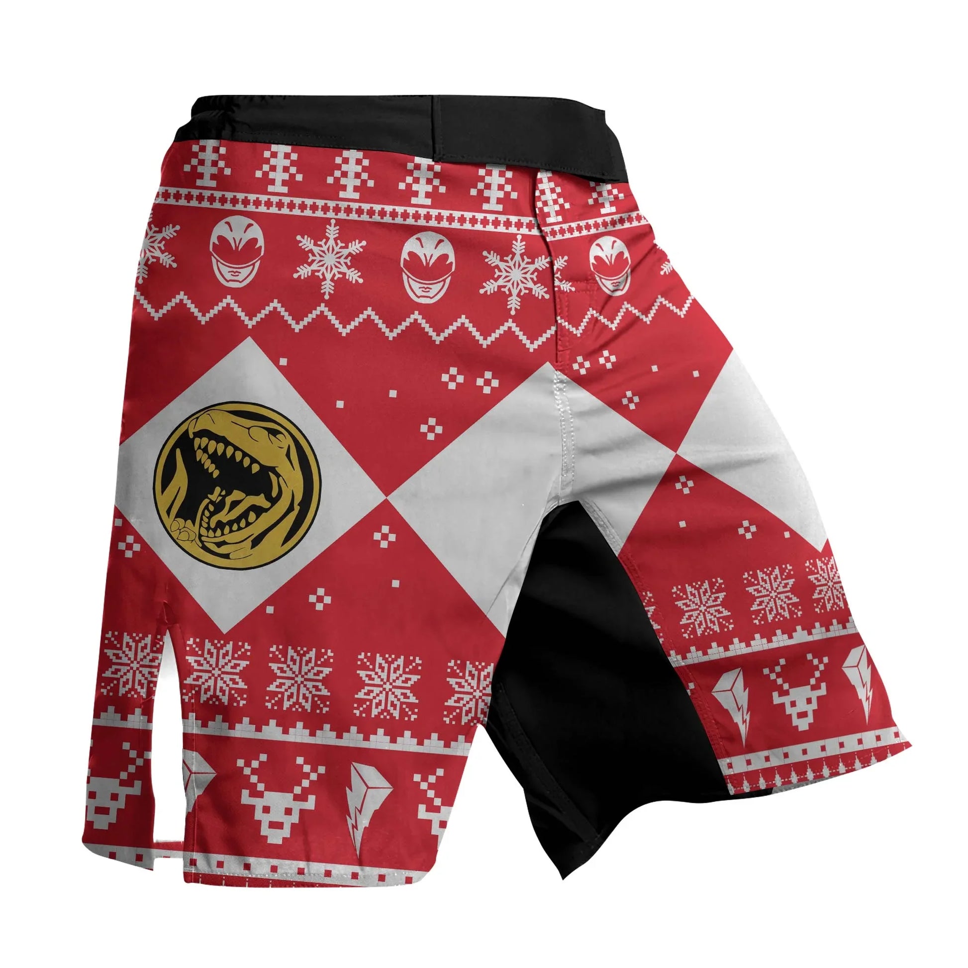 Mighty Morphin Red Ranger Christmas Fight Shorts