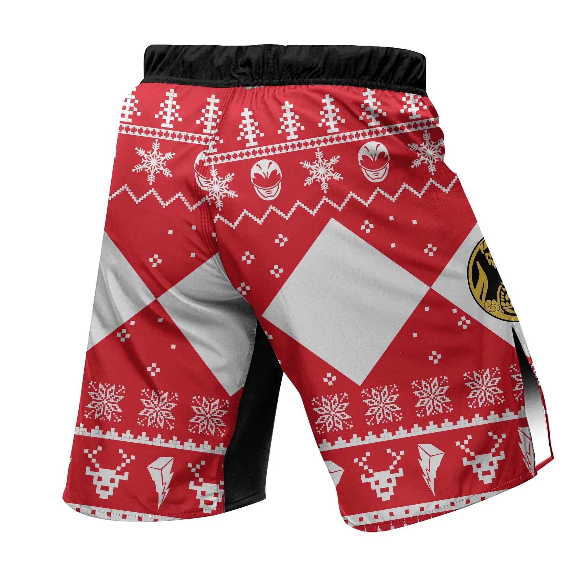 Mighty Morphin Red Ranger Christmas Fight Shorts
