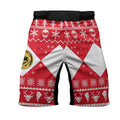 Mighty Morphin Red Ranger Christmas Fight Shorts