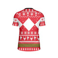 Mighty Morphin Red Ranger Christmas Kids Rash Guard