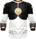 Mighty Morphin White Ranger Long Sleeve Rash Guard