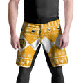 Mighty Morphin Yellow Ranger Christmas Fight Shorts