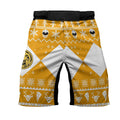 Mighty Morphin Yellow Ranger Christmas Fight Shorts