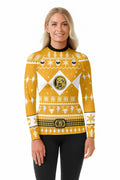 Mighty Morphin Yellow Ranger Christmas Rash Guard