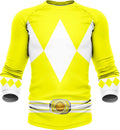 Mighty Morphin Yellow Ranger Long Sleeve Rash Guard