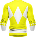 Mighty Morphin Yellow Ranger Long Sleeve Rash Guard