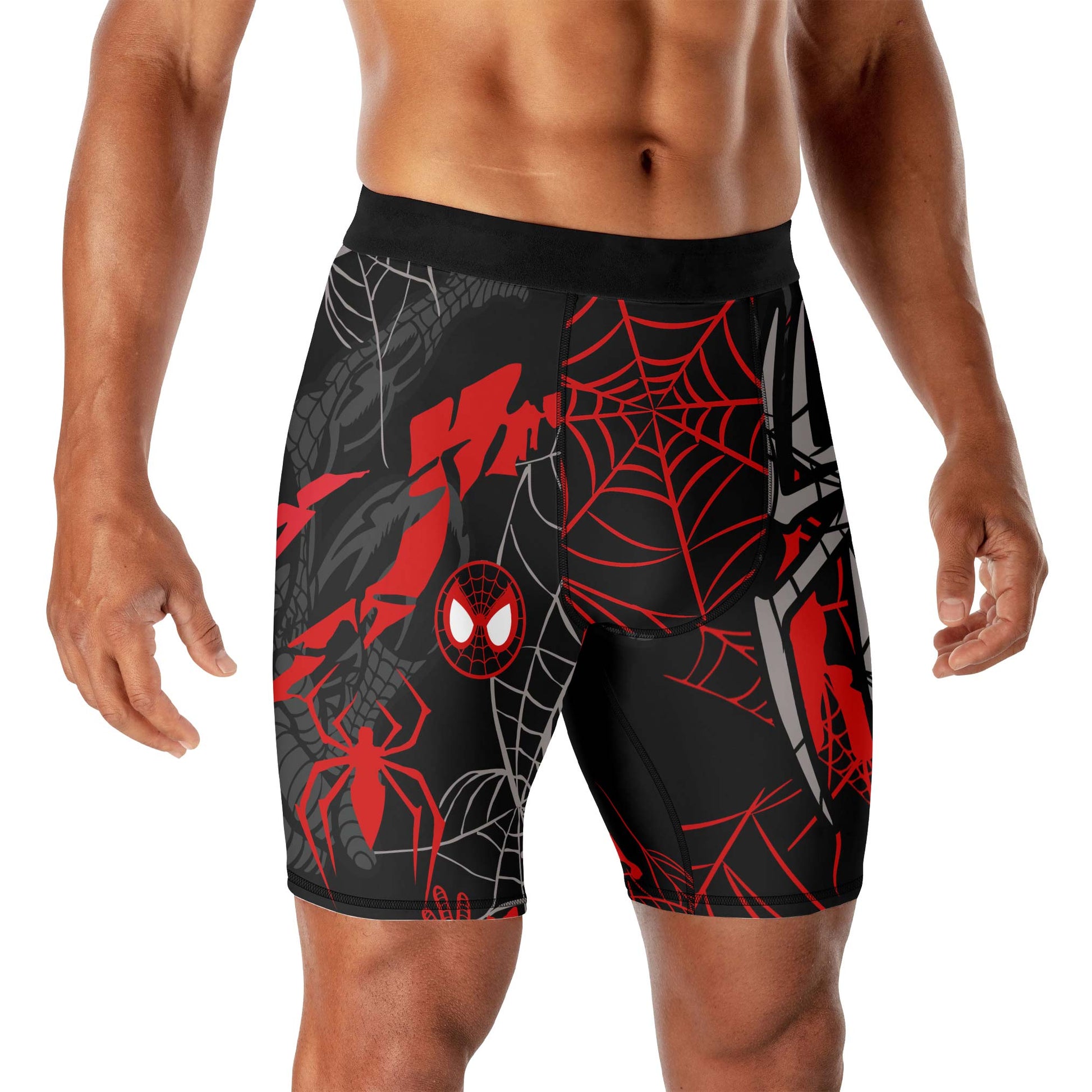 Mile Morale Spider Man Compression Shorts