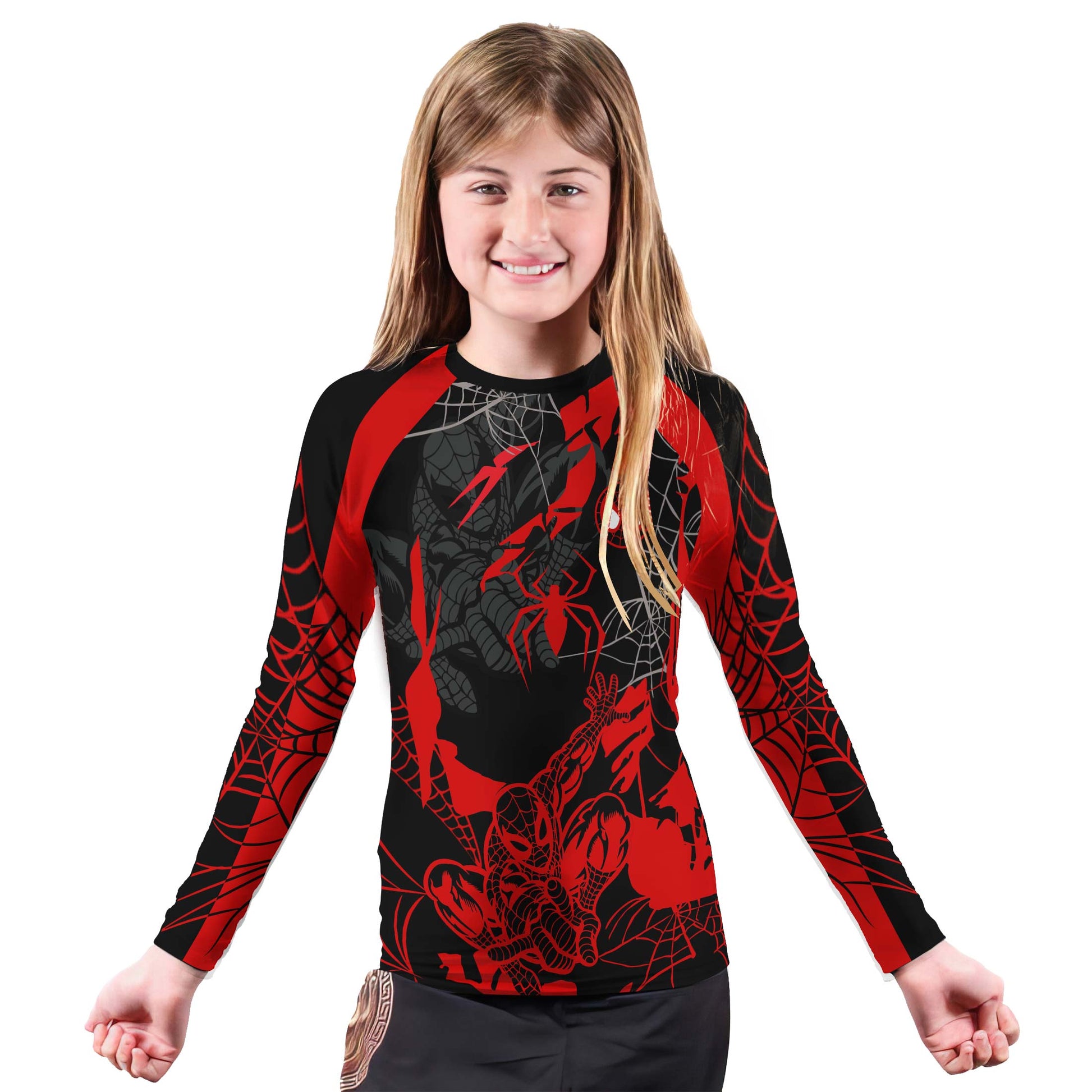Mile Morale Spider Man Kids Rash Guard