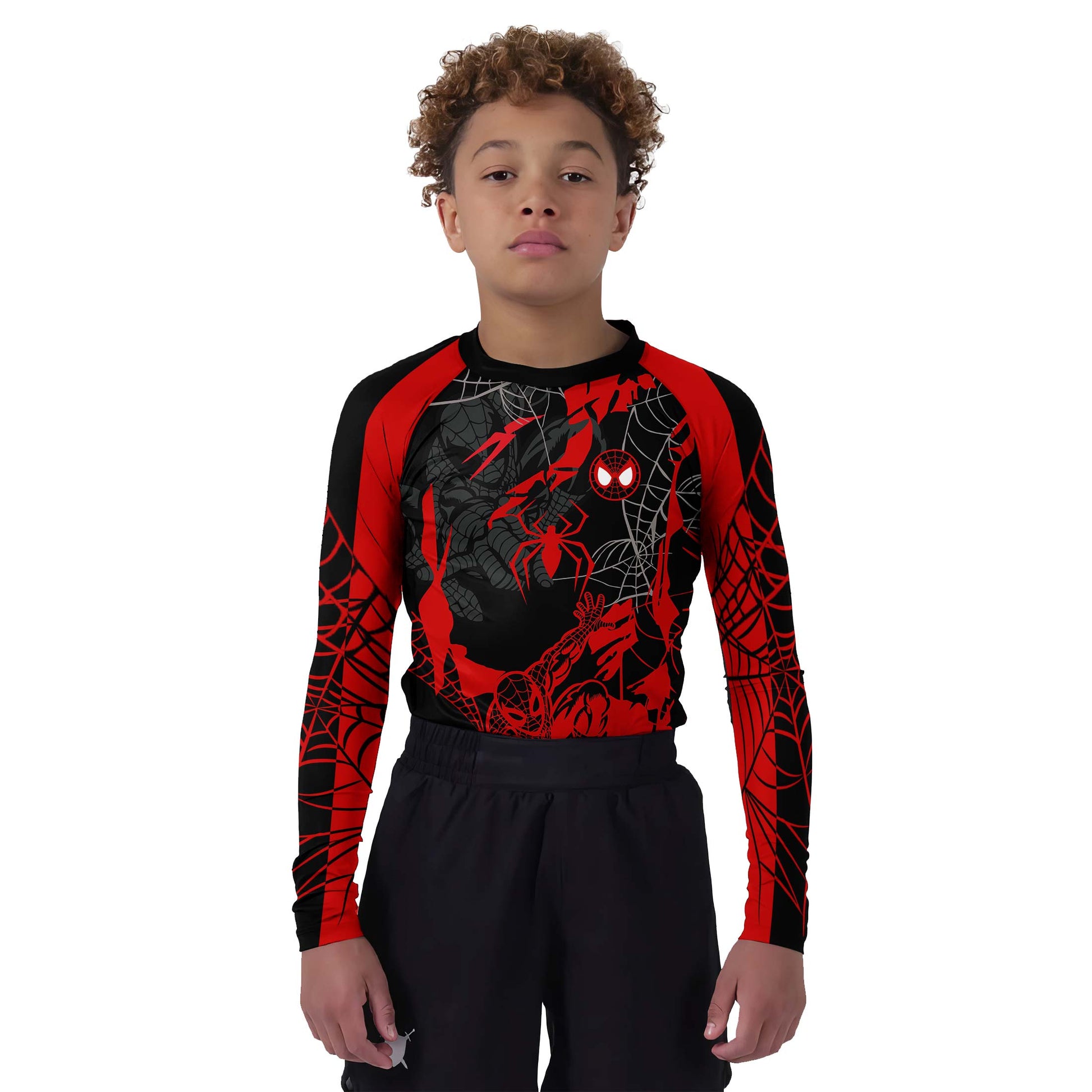 Mile Morale Spider Man Kids Rash Guard
