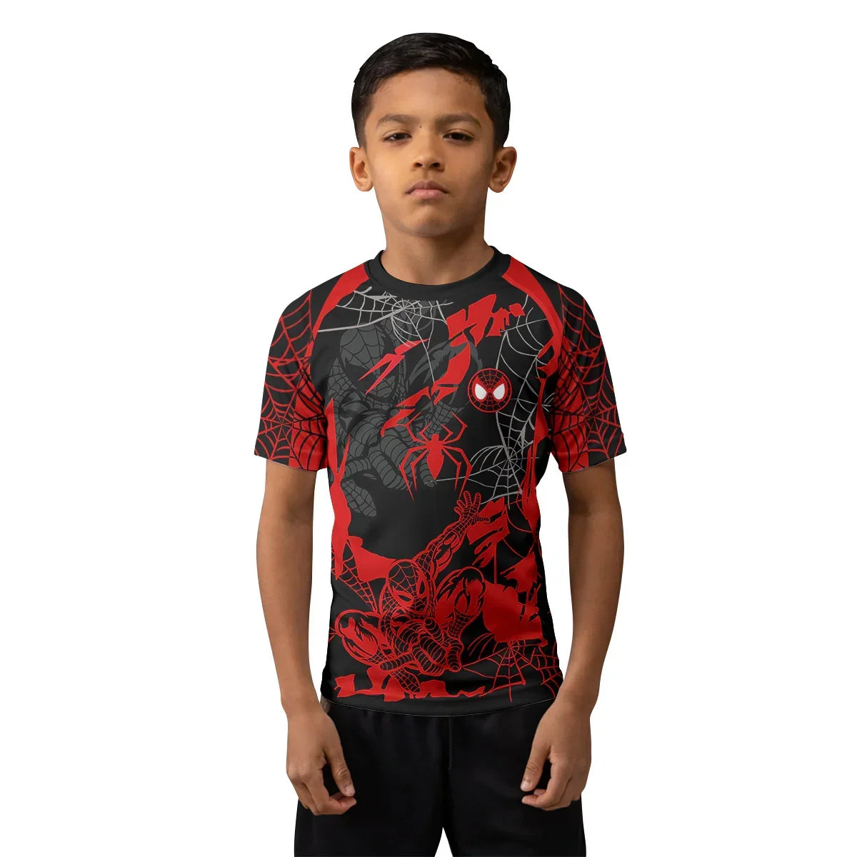 Mile Morale Spider Man Kids Rash Guard
