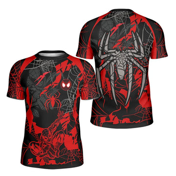 Mile Morale Spider Man Kids Rash Guard