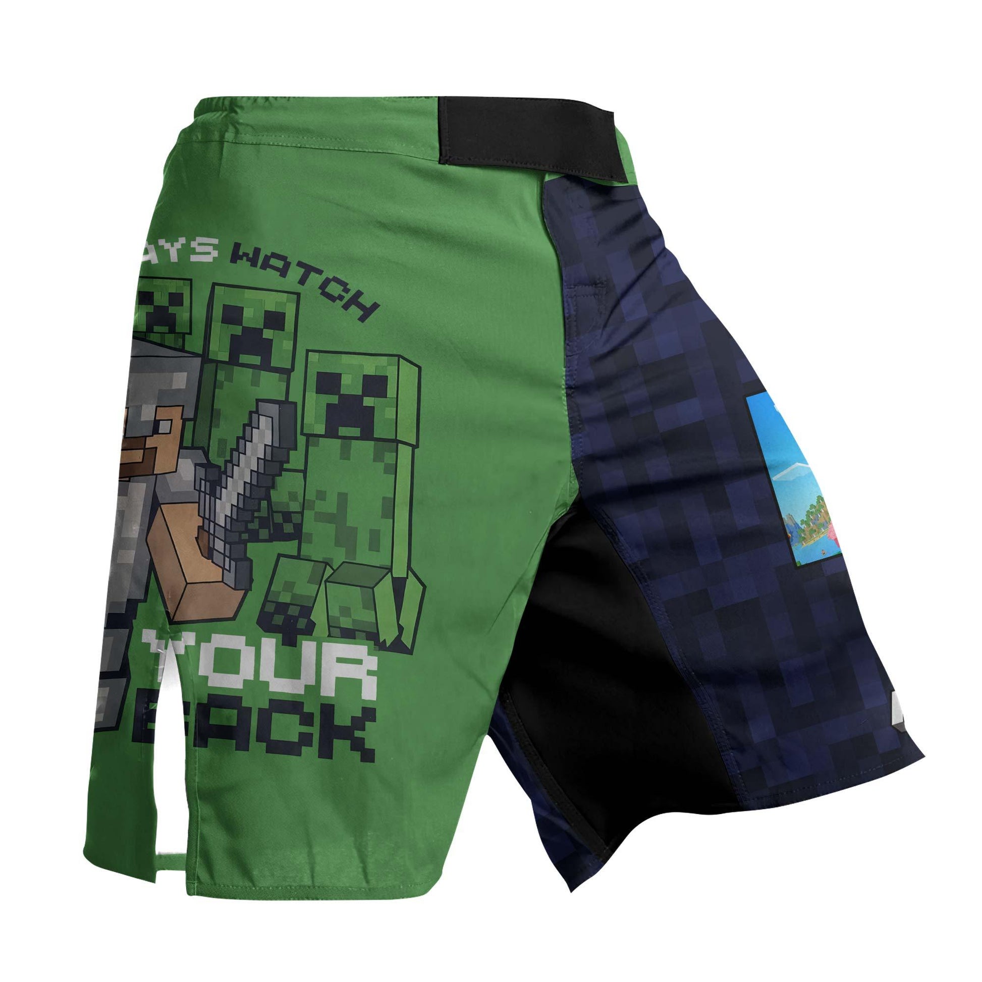 Minecraft Alway Watch Your Back Fight Shorts