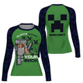 Minecraft Alway Watch Your Back Rash Guard