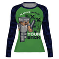Minecraft Alway Watch Your Back Rash Guard