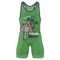 Minecraft Alway Watch Your Back Wrestling Singlet
