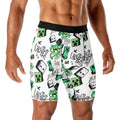 Minecraft Creeper Graffiti Compression Shorts