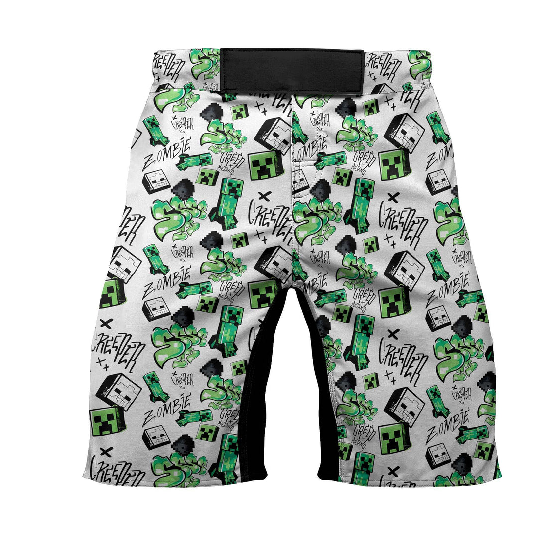 Minecraft Creeper Graffiti Fight Shorts