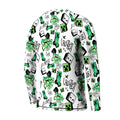 Minecraft Creeper Graffiti Kids Rash Guard