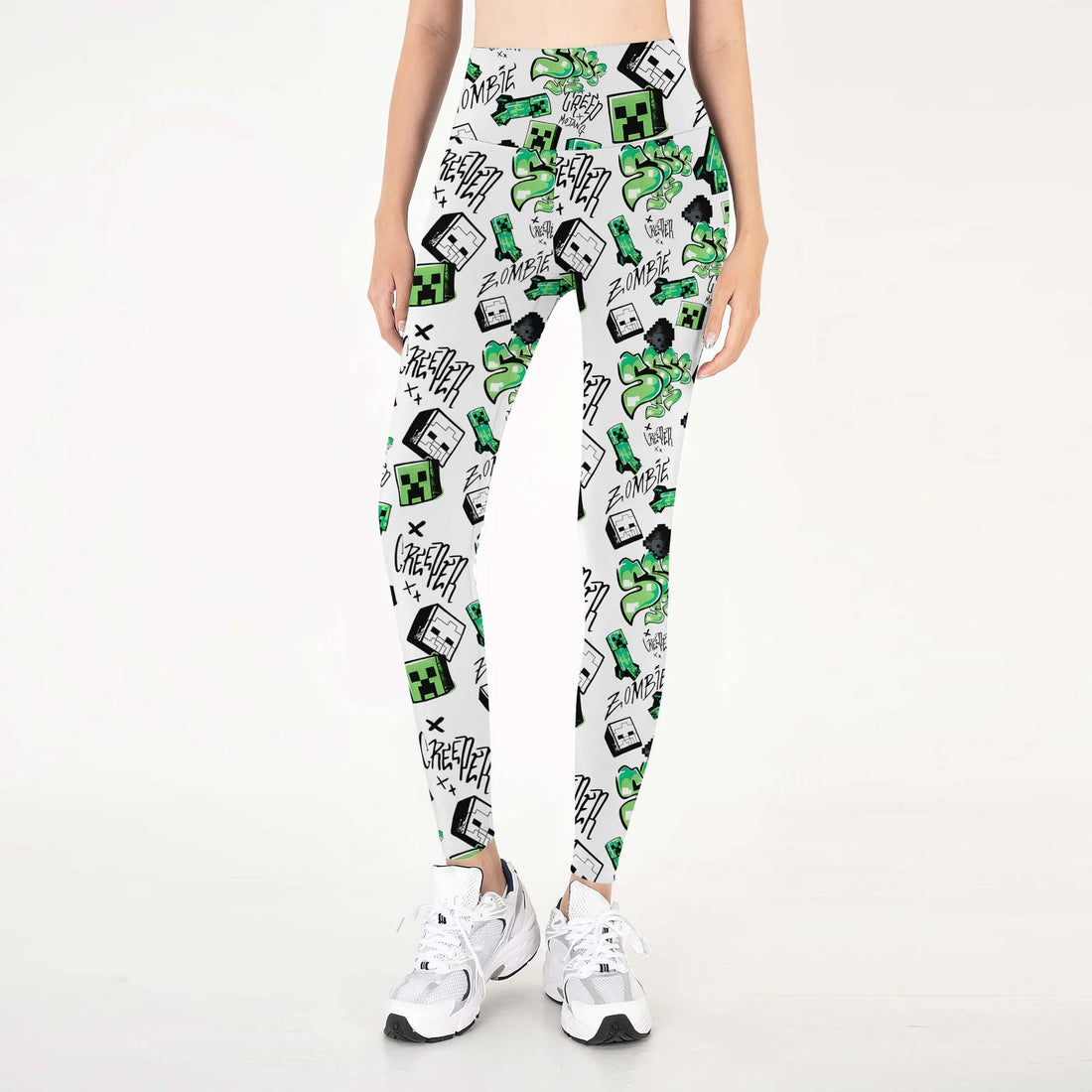 Minecraft Creeper Graffiti Leggings