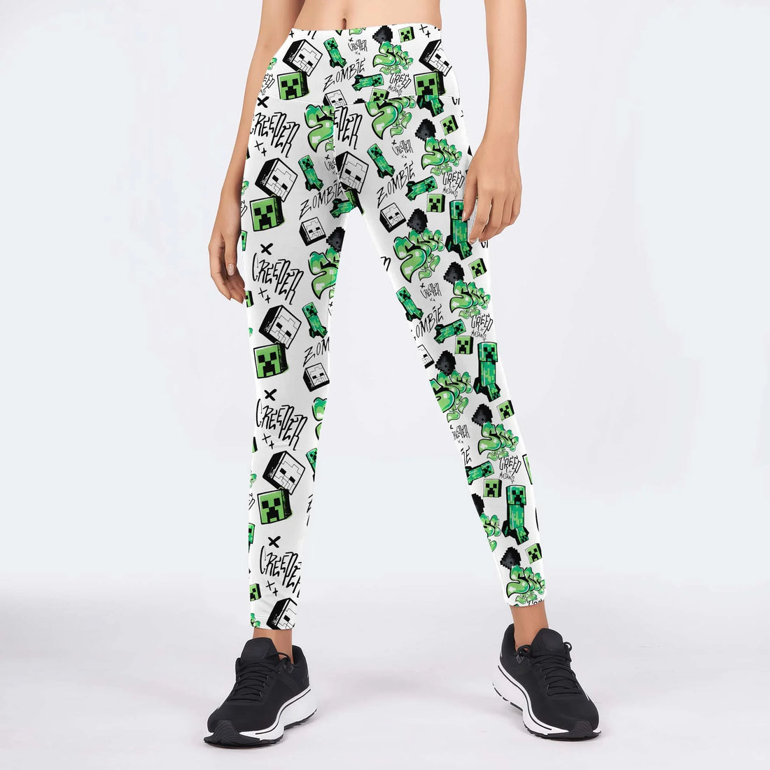 Minecraft Creeper Graffiti Leggings