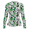 Minecraft Creeper Graffiti Rash Guard
