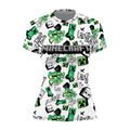 Minecraft Creeper Graffiti Rash Guard