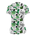 Minecraft Creeper Graffiti Rash Guard
