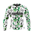 Minecraft Creeper Graffiti Rash Guard