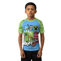 Minecraft Creeper Kids Rash Guard