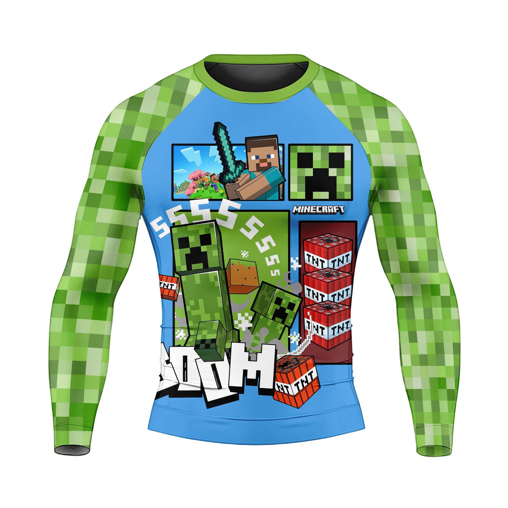 Minecraft Creeper Rash Guard