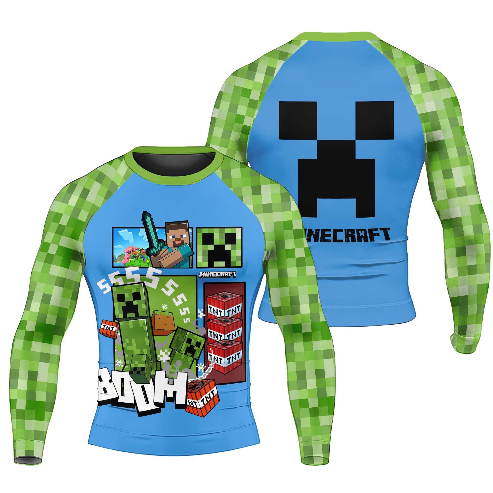 Minecraft Creeper Rash Guard