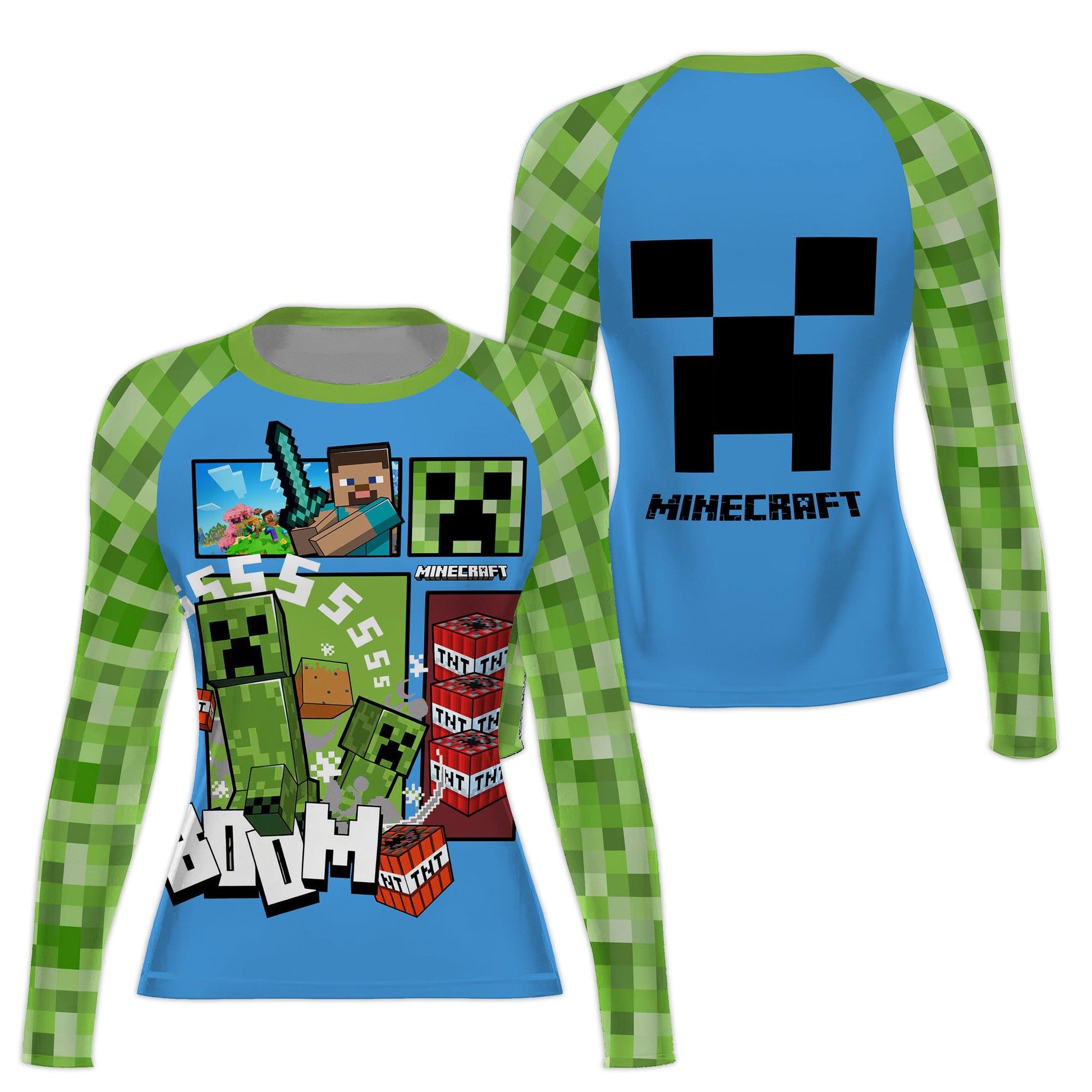 Minecraft Creeper Rash Guard