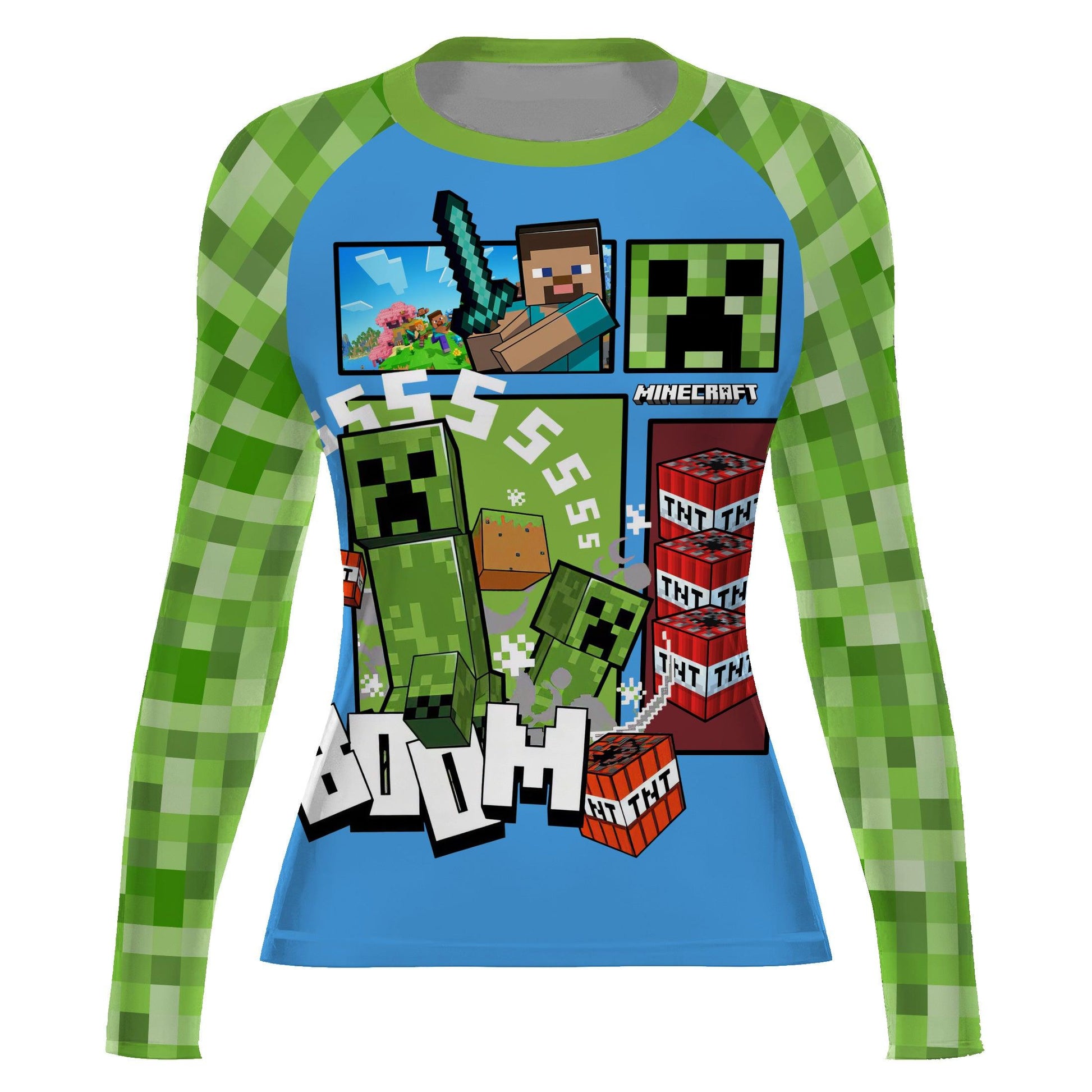 Minecraft Creeper Rash Guard
