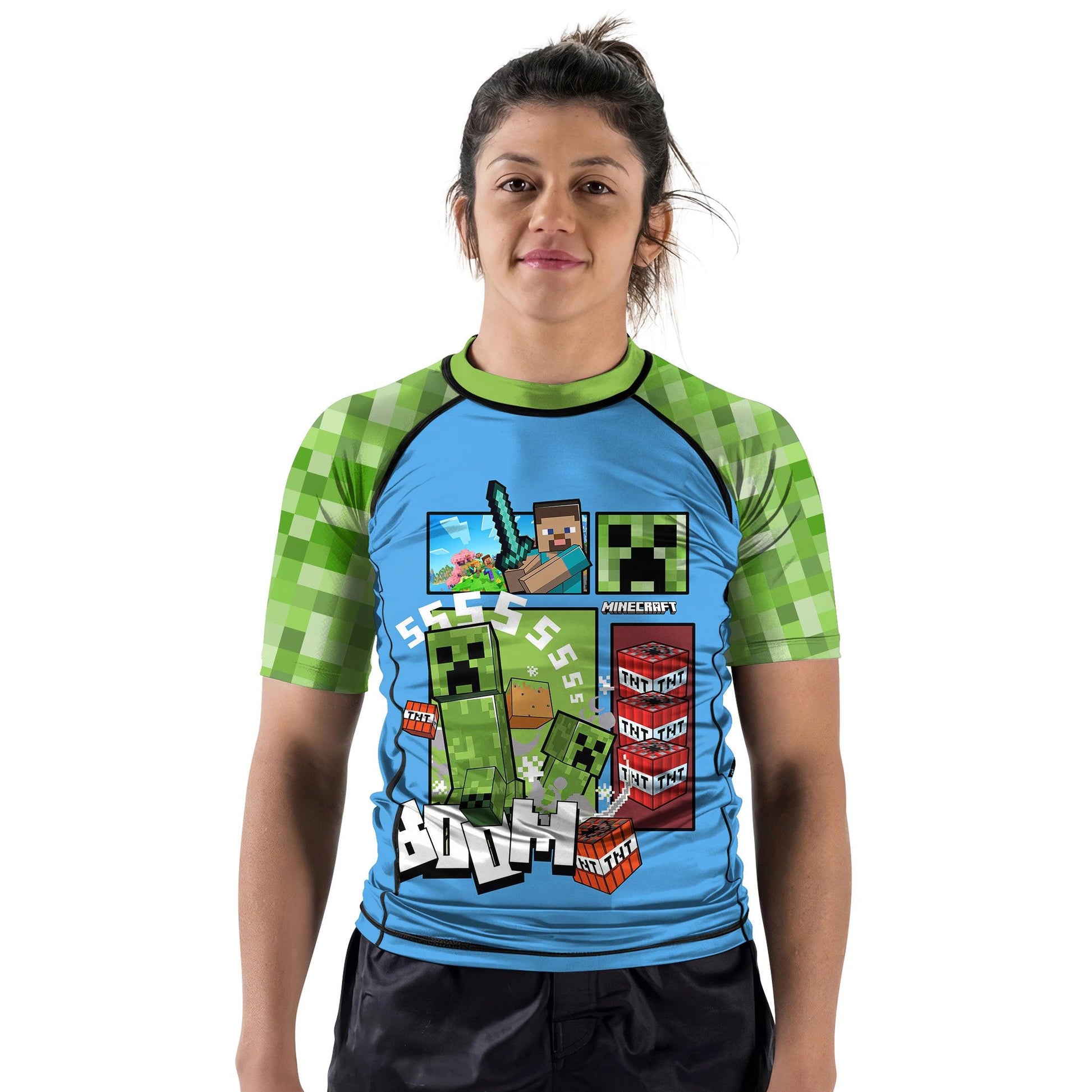 Minecraft Creeper Rash Guard